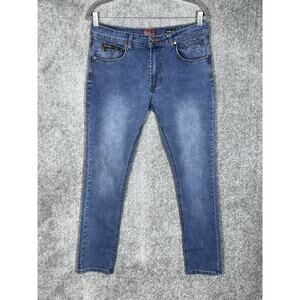 Truth Substance Common Sense Skinny Fit Jeans‎ Mens Size 32x32 Blue Stretch
